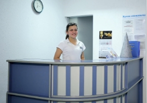 Doctor talking to patient